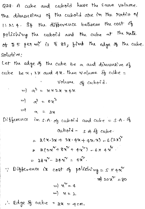 Sample Papers for Class 9 Maths Solved paper 4 17