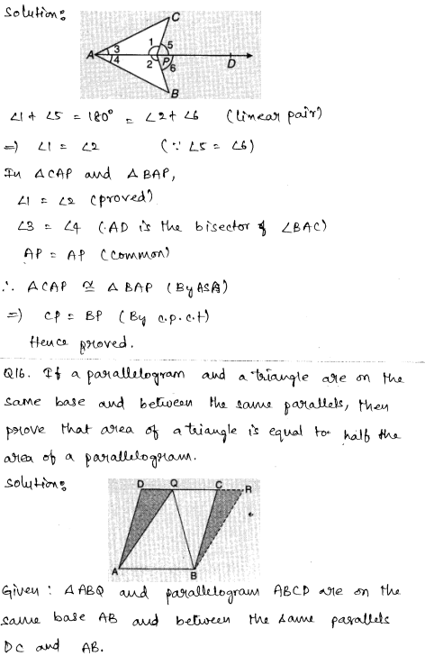 CBSE Sample Papers for Class 9 Maths Solved paper 4 7