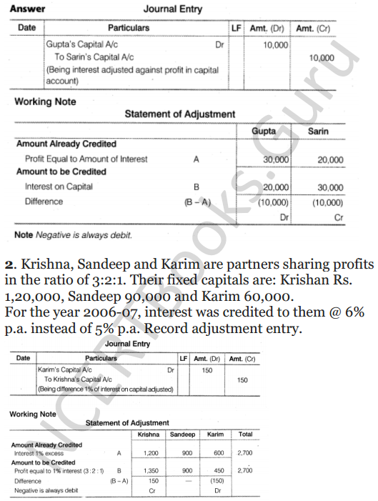 NCERT Solutions for Class 12 Accountancy Chapter 1 Accounting for Partnership Basic Concepts 13