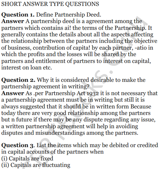NCERT Solutions for Class 12 Accountancy Chapter 1 Accounting for Partnership Basic Concepts 15