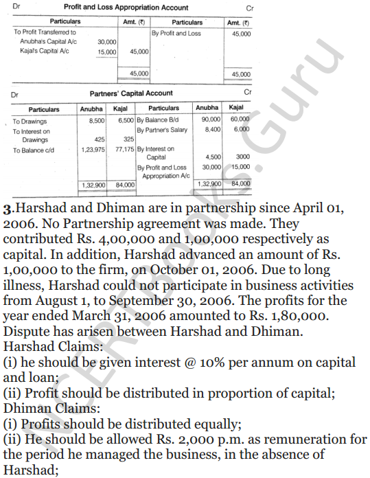 NCERT Solutions for Class 12 Accountancy Chapter 1 Accounting for Partnership Basic Concepts 29