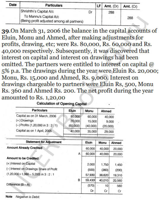 NCERT Solutions for Class 12 Accountancy Chapter 1 Accounting for Partnership Basic Concepts 60