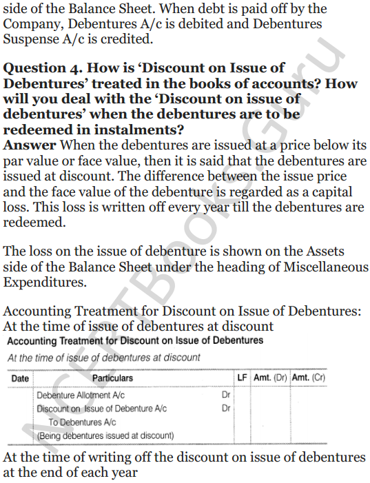 NCERT Solutions for Class 12 Accountancy Part II Chapter 2 Issue and Redemption of Debentures 44