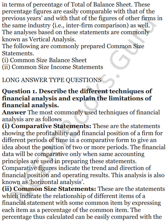 NCERT Solutions for Class 12 Accountancy Part II Chapter 4 Analysis of Financial Statements 11