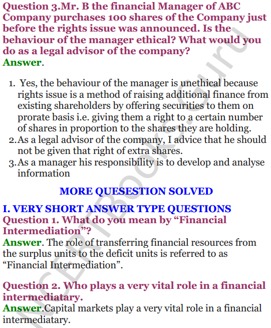 NCERT  Solutions for Class 12 Entrepreneurship Chapter 6 Resource Mobilization 61