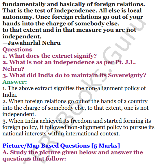 NCERT Solutions for Class 12 Political Science Chapter 4 India’s External Relations 16