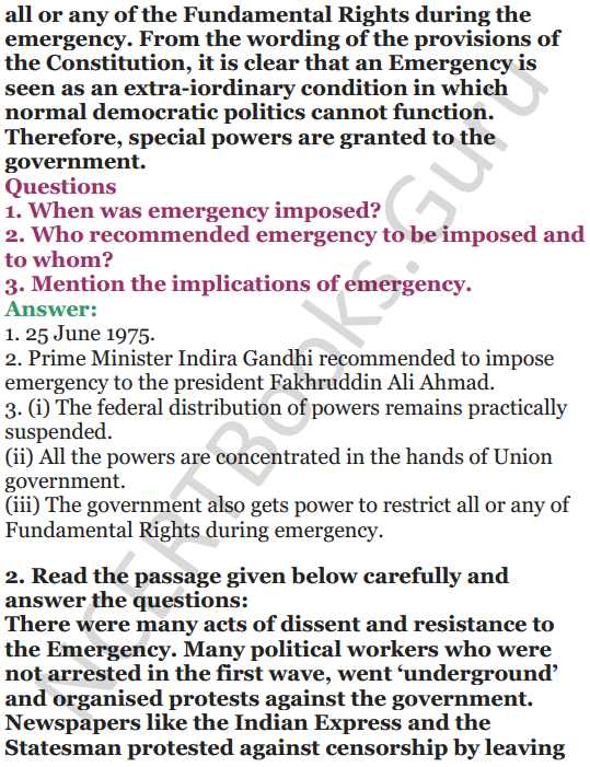 NCERT Solutions for Class 12 Political Science Chapter 6 The Crisis of Democratic Order 17