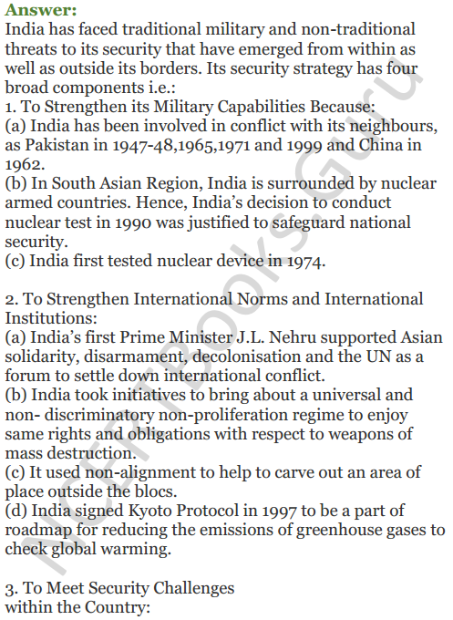 NCERT Solutions for Class 12 Political Science Chapter 7 Security in the Contemporary World 21