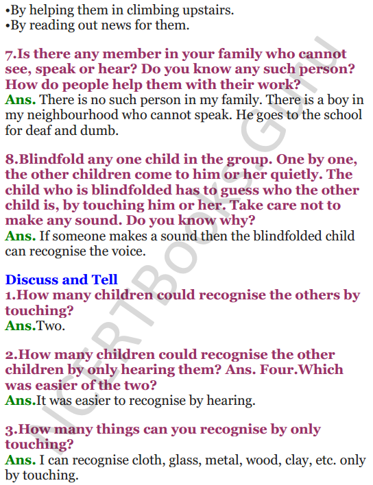 NCERT Solutions for Class 3 EVS Chapter 13 Sharing Our Feelings 2