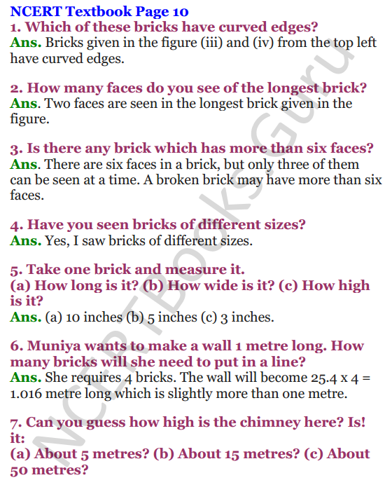 NCERT Solutions for Class 4 Mathematics Chapter-1 Building With Bricks 5