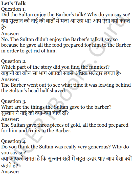 NCERT Solutions for Class 5 English Unit 6 Chapter 2 The Talkative Barber 3