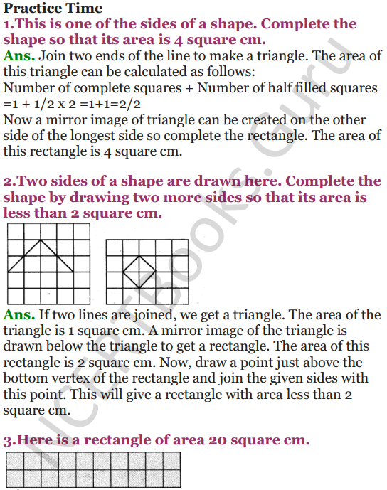 NCERT Solutions for Class 5 Maths Chapter 3 How Many Squares 14