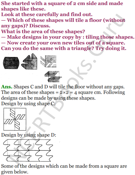 NCERT Solutions for Class 5 Maths Chapter 3 How Many Squares 21