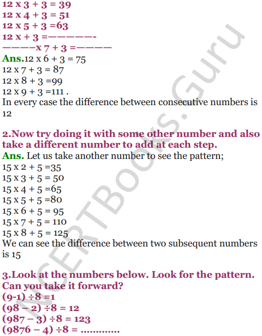NCERT Solutions for Class 5 Maths Chapter 7 Can You See The Pattern 13