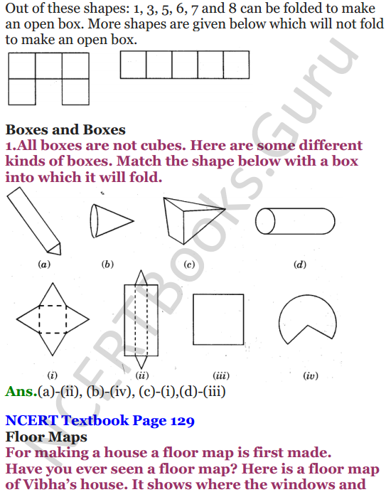 NCERT Solutions for Class 5 Maths Chapter 9 Boxes And Sketches 4