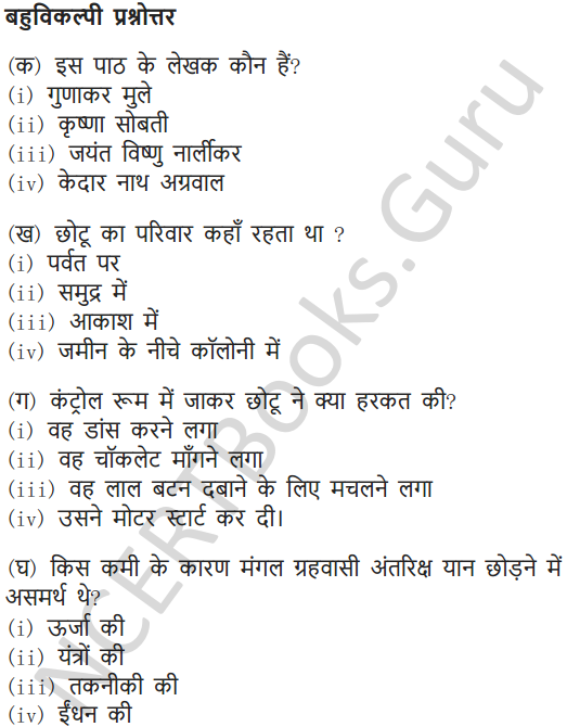 NCERT Solutions for Class 6 Hindi Chapter 6 पार नज़र के 12
