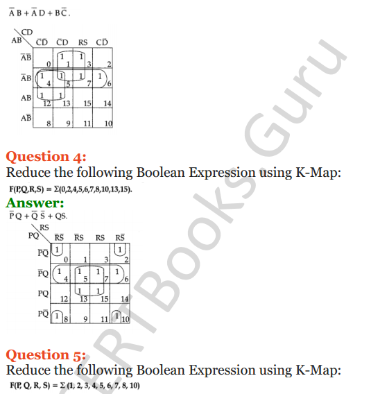 Important Questions for Class 12 Computer Science (Python) Chapter - 8 – Boolean Algebra 36