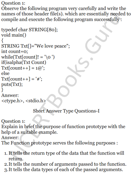 NCERT Solutions for Class 12 Computer Science (C++) Chapter - 1 – C++ Revision Tour 38
