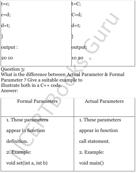 NCERT Solutions for Class 12 Computer Science (C++) Chapter - 1 – C++ Revision Tour 41