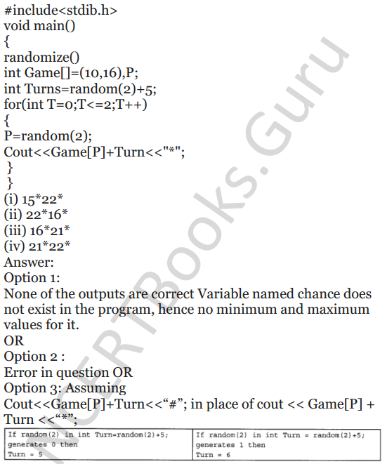 NCERT Solutions for Class 12 Computer Science (C++) Chapter - 1 – C++ Revision Tour 50