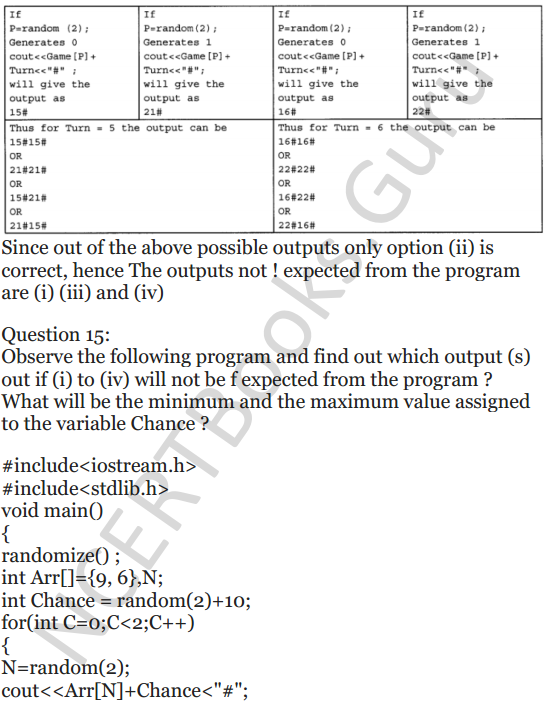 NCERT Solutions for Class 12 Computer Science (C++) Chapter - 1 – C++ Revision Tour 51