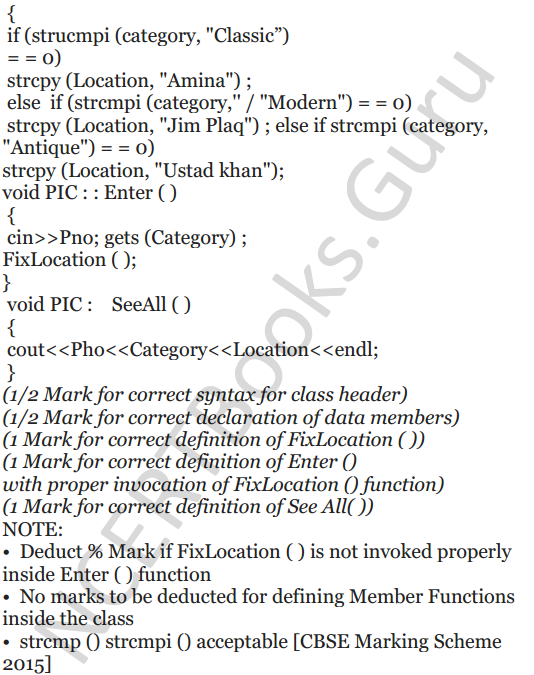NCERT Solutions for Class 12 Computer Science (C++) Chapter - 3 – Implementation of OOP Concepts in C++ 4
