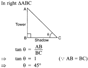 MCQ Questions for Class 10 Maths Application of Trigonometry with Answers 31