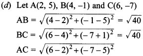 MCQ Questions for Class 10 Maths Coordinate Geometry with Answers 20